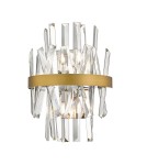 Kinkiety glamour - Zuma Line CONSTANTINOPLE ANTYCZNE ZŁOTO/PRZEZROCZYSTY W0567-02D-B57G CONSTANTINOPLE - product 1