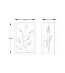 Kinkiety glamour - Zuma Line SPRING ZŁOTY/CZARNY MAT/PRZEZROCZYSTY W0578-01A-B5TF KINKIET - product 2