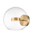 Kinkiety złote - Zuma Line ENCELADUS ZŁOTY BRĄZ/PRZEZROCZYSTY W0428-01D-L4AC KINKIET - product 1