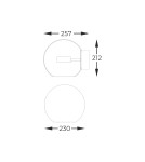 Kinkiety nowoczesne - Zuma Line ENCELADUS CHROM/PRZEZROCZYSTY W0428-01D-F4AC KINKIET - product 2