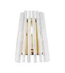 Kinkiety glamour - Zuma Line BACH ZŁOTY/PRZEZROCZYSTY W0547-01H-F9AC KINKIET - product 1