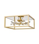 Lampy sufitowe złote - Zuma Line SPRING ZŁOTY/PRZEZROCZYSTY C0578-04A-B5V7 SUFITOWA - product 1