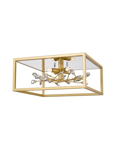 Zuma Line SPRING ZŁOTY/PRZEZROCZYSTY C0578-04A-B5V7 SUFITOWA