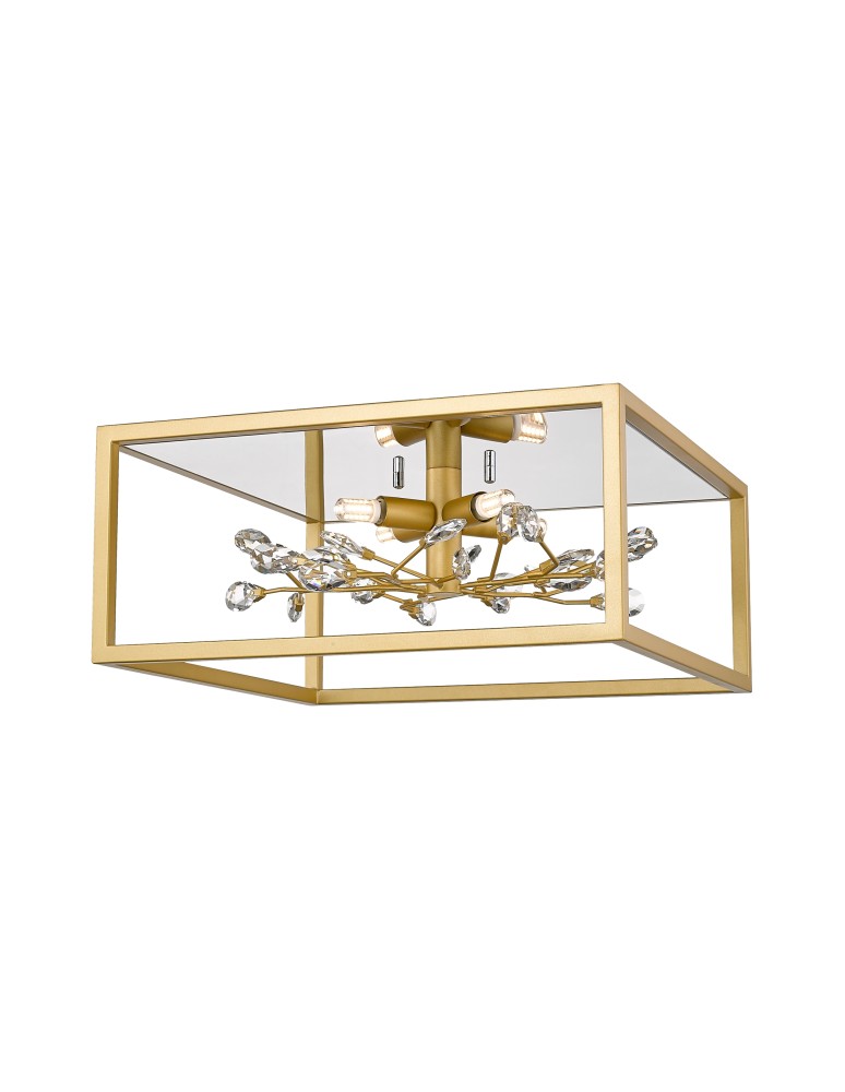 Zuma Line SPRING ZŁOTY/PRZEZROCZYSTY C0578-04A-B5V7 SUFITOWA