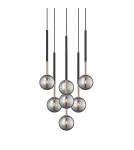 Zuma Line ARCTURUS CZARNY MAT/FRANCUSKIE ZŁOTO/SZKŁO CHROM P0574-07F-SDFZ WISZĄCA Zuma Line ARCTURUS CZARNY MAT/FRANCUSKIE ZŁOTO/SZKŁO CHROM P0574-07F-SDFZ WISZĄCA