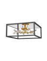 Zuma Line SPRING ZŁOTY/CZARNY MAT/PRZEZROCZYSTY C0578-04A-B5TF SPRING