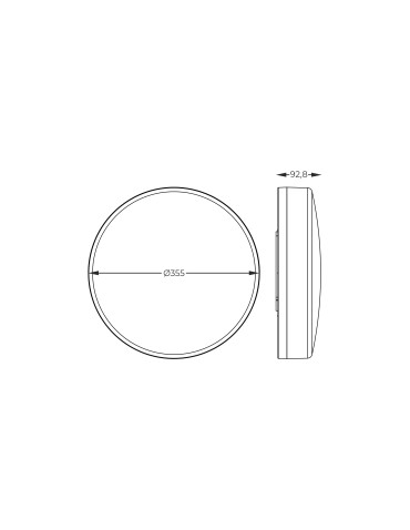 Zuma Line NOLAN PRZEZROCZYSTY 1004 SUFITOWA - produkt 2