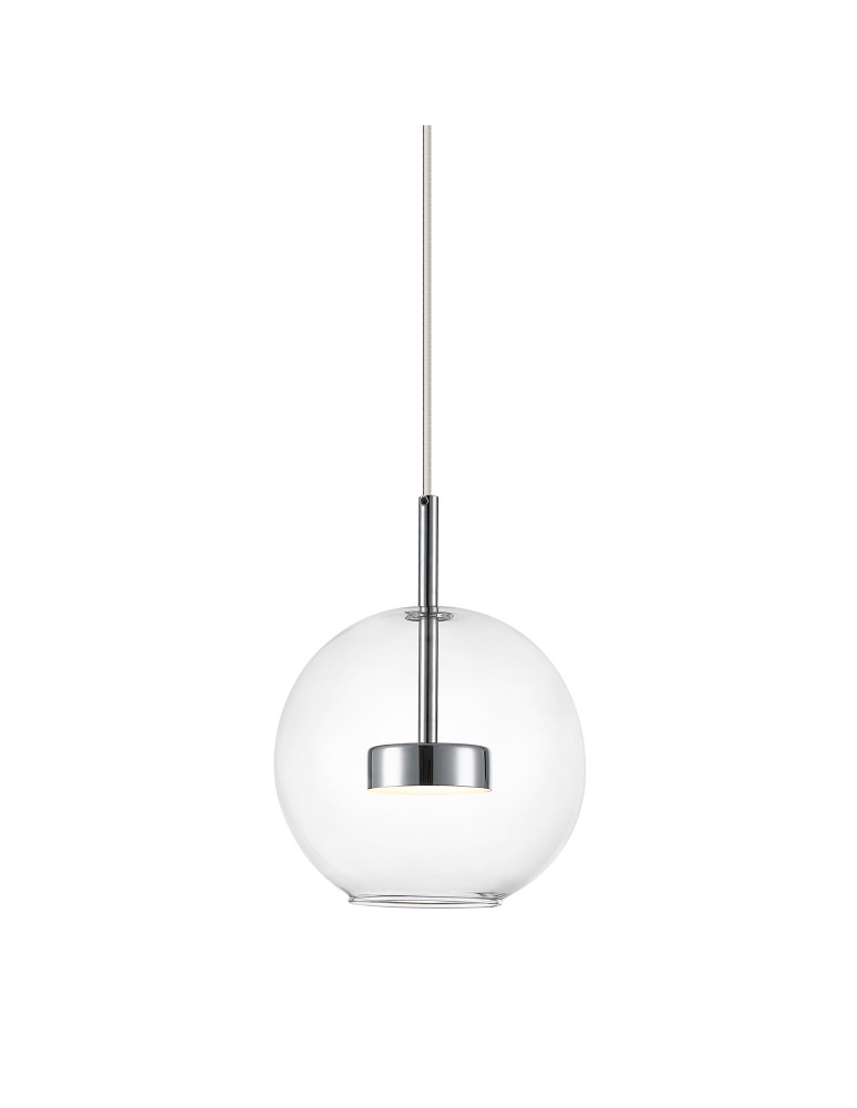 Lampy wiszące pojedyncze - Zuma Line ENCELADUS CHROM/PRZEZROCZYSTY P0428-01J-F4AC WISZĄCA - product kolory-swiatla.pl 2