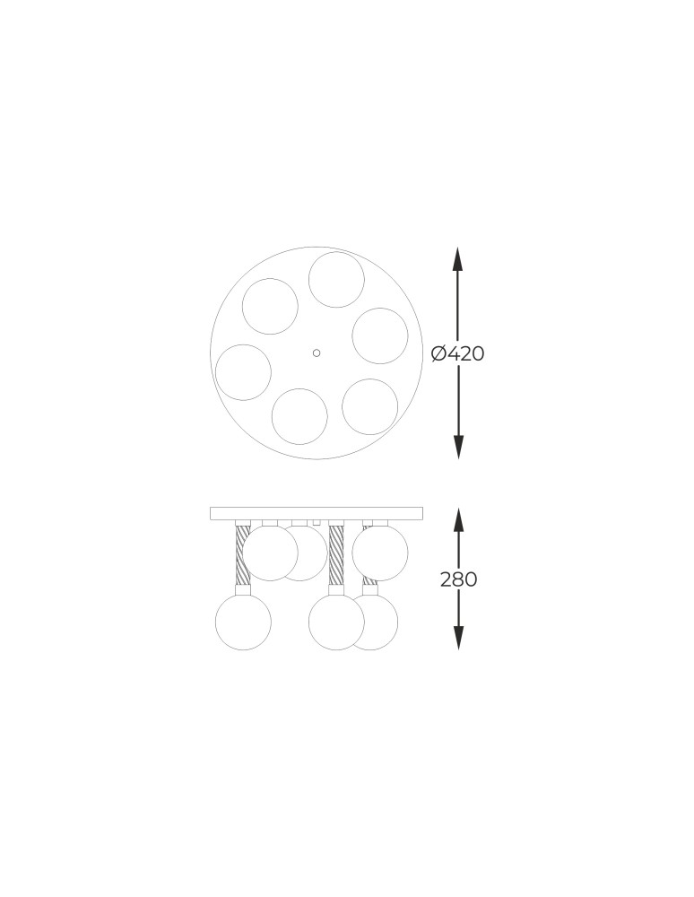 Zuma Line MIDA MOSIĄDZ SZCZOTKOWANY/SZKŁO ZŁOTE C0583-06D-2GHF SUFITOWA Zuma Line MIDA MOSIĄDZ SZCZOTKOWANY/SZKŁO ZŁOTE C0583-06D-2GHF SUFITOWA