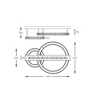 Zuma Line GIRONA ZŁOTY MX3713-2-3GT SUFITOWA Zuma Line GIRONA ZŁOTY MX3713-2-3GT SUFITOWA