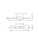 Zuma Line DOMENICO CZARNY MX3544-1-3BT SUFITOWA Zuma Line DOMENICO CZARNY MX3544-1-3BT SUFITOWA