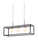 Lampy wiszące nad wyspę - Zuma Line PIRO CZARNY MAT MD3115-3-3BT WISZĄCA - product 2