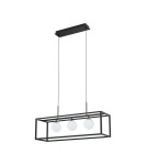Lampy wiszące nad wyspę - Zuma Line PIRO CZARNY MAT MD3115-3-3BT WISZĄCA - product 3