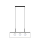 Lampy wiszące nad wyspę - Zuma Line PIRO CZARNY MAT MD3115-3-3BT WISZĄCA - product 5