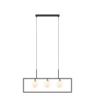 Lampy wiszące nad wyspę - Zuma Line PIRO CZARNY MAT MD3115-3-3BT WISZĄCA - product 6
