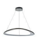 Lampy wiszące LED - Zuma Line GETAFE CZARNY CHROM MD3888-1L-3BCT WISZĄCA - product 1