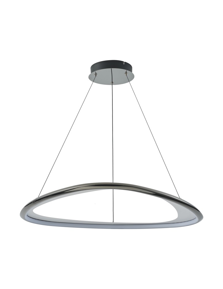 Zuma Line GETAFE CZARNY CHROM MD3888-1L-3BCT WISZĄCA