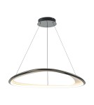 Lampy wiszące LED - Zuma Line GETAFE CZARNY CHROM MD3888-1L-3BCT WISZĄCA - product 3