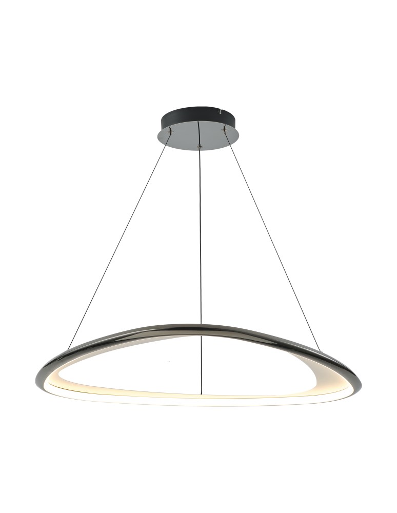 Zuma Line GETAFE CZARNY CHROM MD3888-1L-3BCT WISZĄCA