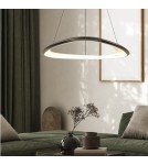 Lampy wiszące LED - Zuma Line GETAFE CZARNY CHROM MD3888-1L-3BCT WISZĄCA - product 4