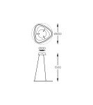 Lampy wiszące LED - Zuma Line GETAFE CZARNY CHROM MD3888-1L-3BCT WISZĄCA - product 5