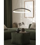 Lampy wiszące LED - Zuma Line GETAFE CZARNY CHROM MD3888-1L-3BCT WISZĄCA - product 6