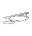 Lampy sufitowe z kryształami - Zuma Line GIRONA CHROM MX3713-2-3CT SUFITOWA - product 1