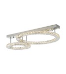 Lampy sufitowe z kryształami - Zuma Line GIRONA CHROM MX3713-2-3CT SUFITOWA - product 2