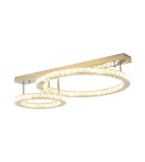 Lampy sufitowe z kryształami - Zuma Line GIRONA CHROM MX3713-2-3CT SUFITOWA - product 4