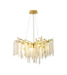 Lampy wiszące glamour - Zuma Line DIJON ZŁOTY MD3720-1-EGN WISZĄCA - product 2