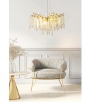 Lampy wiszące glamour - Zuma Line DIJON ZŁOTY MD3720-1-EGN WISZĄCA - product 5