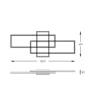 Zuma Line ERVI CZARNY MAT MX7907-3B-3BT SUFITOWA Zuma Line ERVI CZARNY MAT MX7907-3B-3BT SUFITOWA