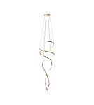 Lampy wiszące LED - Zuma Line COCO ZŁOTY MD3127-2M-3GT WISZĄCA - product 2