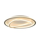 Lampy sufitowe LED - Zuma Line LENS ZŁOTY/CZARNY MX3889-1A-3BGT SUFITOWA - product 4