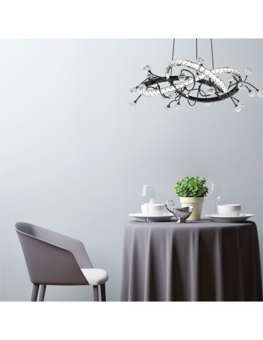 Zuma Line MAIA CZARNY CHROM MD3481-1S-3BCT WISZĄCA - produkt 2