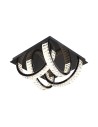 Zuma Line TULA CZARNY CHROM MX3274-4-3BCT SUFITOWA