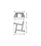 Zuma Line TULA CZARNY CHROM MX3274-4-3BCT SUFITOWA Zuma Line TULA CZARNY CHROM MX3274-4-3BCT SUFITOWA