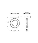 Zuma Line GIRONA CHROM MX3713-1-3CT SUFITOWA Zuma Line GIRONA CHROM MX3713-1-3CT SUFITOWA
