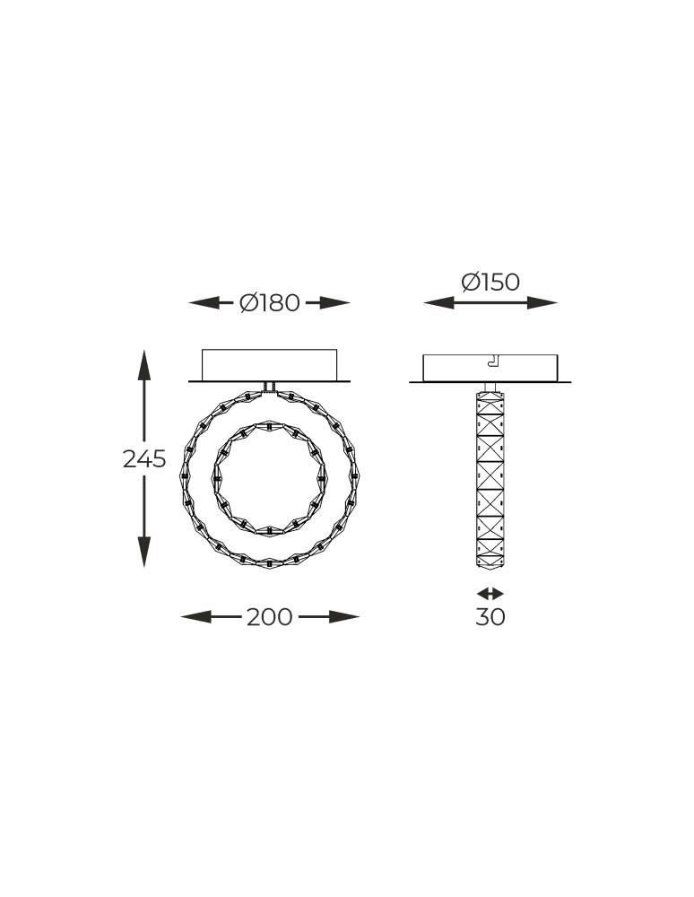 Zuma Line GIRONA CHROM MX3713-1-3CT SUFITOWA Zuma Line GIRONA CHROM MX3713-1-3CT SUFITOWA