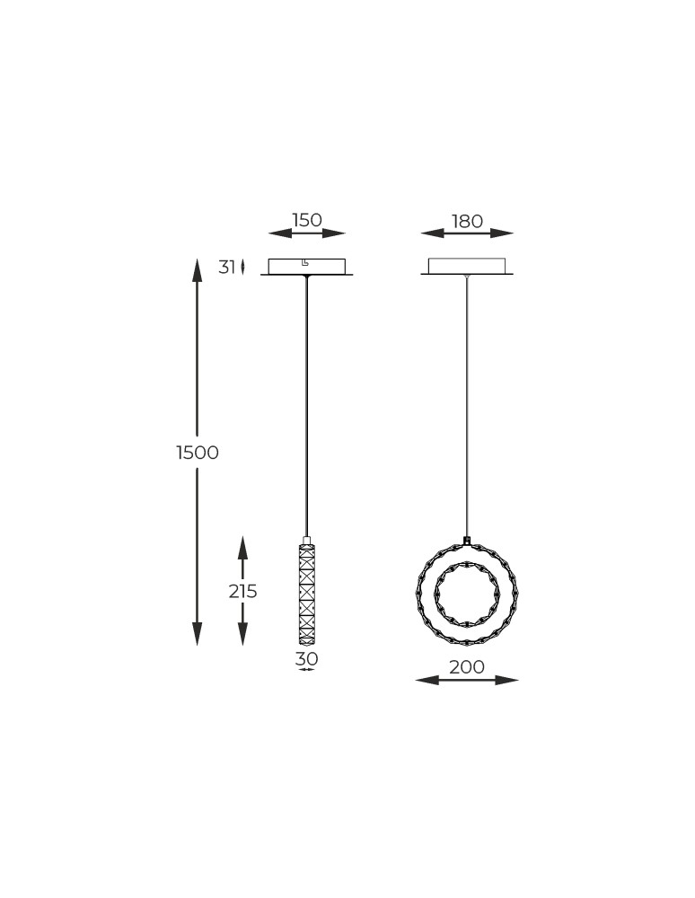 Zuma Line GIRONA CHROM MD3713-1-3CT WISZĄCA Zuma Line GIRONA CHROM MD3713-1-3CT WISZĄCA