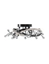 Zuma Line MAIA CZARNY CHROM MX3481-1S-3BCT SUFITOWA