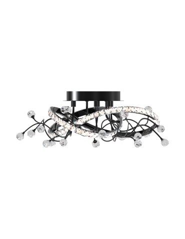 Zuma Line MAIA CZARNY CHROM MX3481-1S-3BCT SUFITOWA - produkt 2