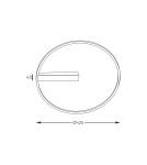 Lampy sufitowe ringi - Zuma Line CORIT CZARNY E82907-82 SUFITOWA - product 3