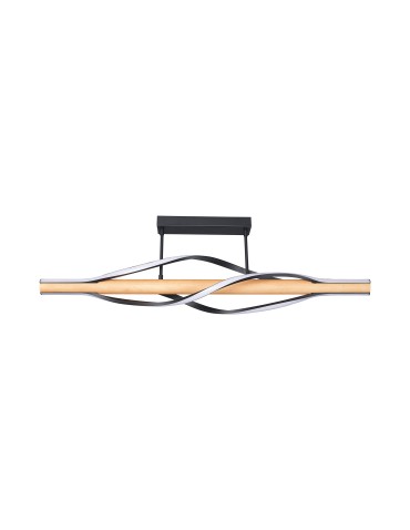 Zuma Line BAEZ CZARNY/DREWNO C230857003 SUFITOWA