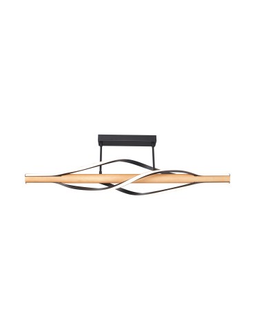 Zuma Line BAEZ CZARNY/DREWNO C230857003 SUFITOWA - product 2