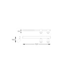 Lampy sufitowe reflektory - Zuma Line MANNARI CZARNY S230757203 SUFITOWE - product 3