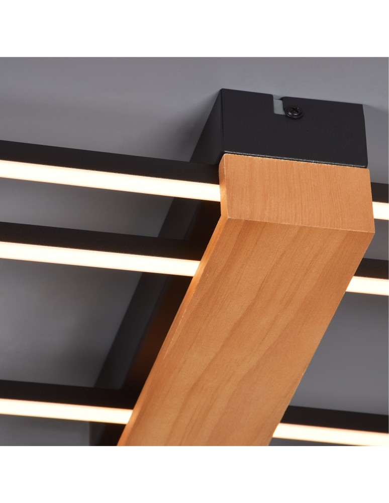 Zuma Line MINAR CZARNY/DREWNO MINAR SUFITOWA