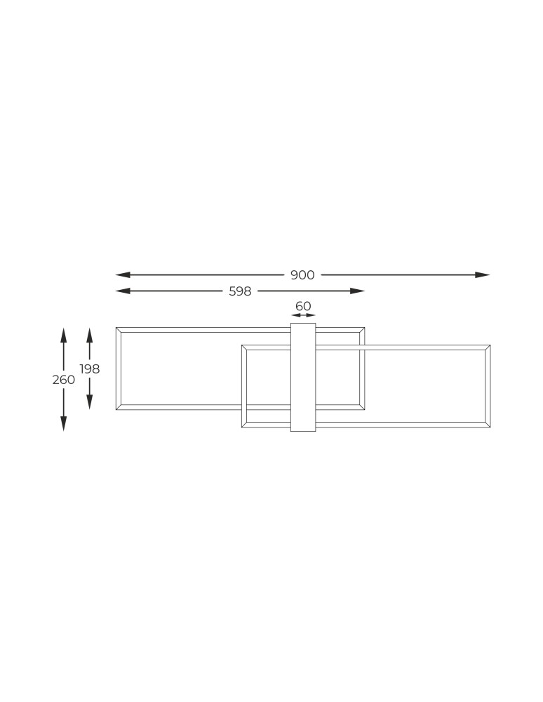 Zuma Line MINAR CZARNY/DREWNO MINAR SUFITOWA