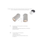 Lampy sufitowe regulowane - spoty - Zuma Line TORE ZŁOTY SZCZOTKOWANY TLS006-GLD SPOT - product 4