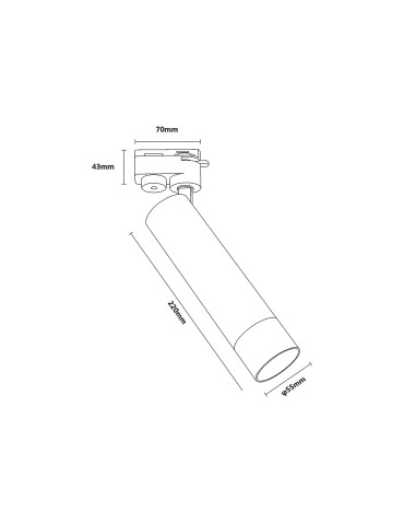 Zuma Line LULU BIAŁY TLS005-WH SZYNOPRZEWODY - produkt 2
